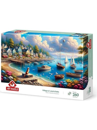 Art Puzzle Mutlu Yelkenler Kasabası - 260 Parça 40268
