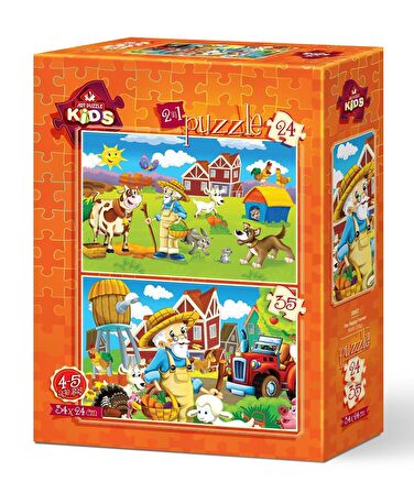 Art Yaşam 24+35 Parça Çocuk Puzzle
