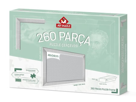 Art Puzzle Beyaz 260 Parça Demonte Puzzle Çerçevesi 