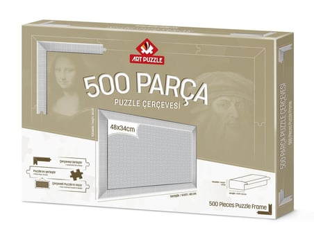 Art Puzzle Beyaz 500 Parça Demonte Puzzle Çerçevesi