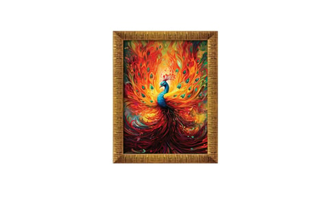 Art Puzzle Efsanevi Tavuskuşu 1000 Parça Çerçeveli Puzzle
