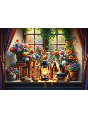 Art Puzzle Kitap Bahçesi - 500 Parça 40508