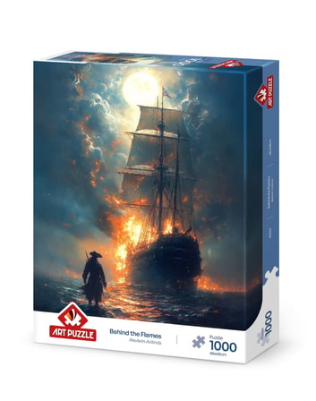 Art Puzzle Alevlerin Ardında 1000 Parça Puzzle