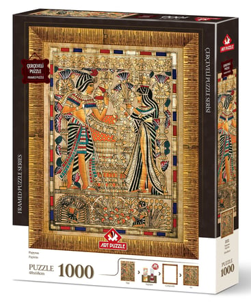 Art Puzzle Papirüs 1000 Parça Çerçeveli Puzzle