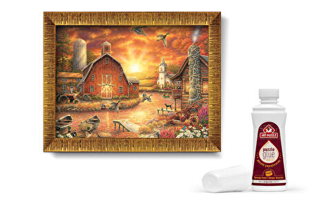 Art Puzzle Gün Batımı Yolculuğu 1000 Parça Çerçeveli Puzzle