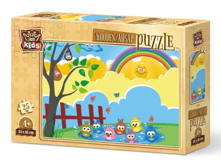 Art Hayvanlar 25 Parça Çocuk Puzzle