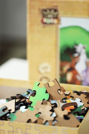 Art Hayvanlar 50 Parça Çocuk Puzzle