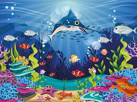 Art Hayvanlar 100 Parça Çocuk Puzzle