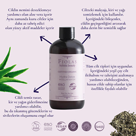 Hydra-Detox Misel Yüz ve Makyaj Temizleme Suyu