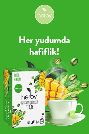 Herby  Yeşil Kahve Çekirdekli Fit Çay 