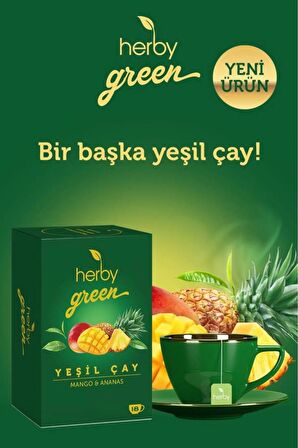 Herby Yeşil Çay Mango ve Ananas 18'li