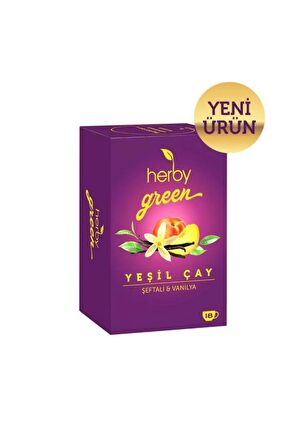 Herby Yeşil Çay Şeftali ve Vanilya 18'li