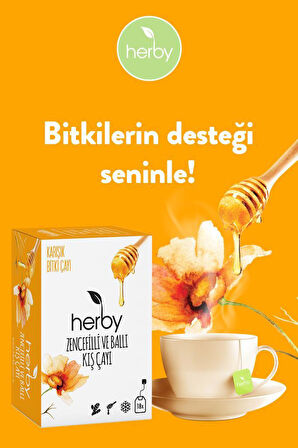 Herby Zencefil Ballı Kış Çayı 