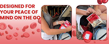 Medclot Hemostatik Kanama Durdurucu Steril Gazlı Bez Kaolin CE Sertifikalı Spanç Pansuman Bandaj Acil Durum İlk Yardım Kanama Kontrolü 7,5 x 152 cm