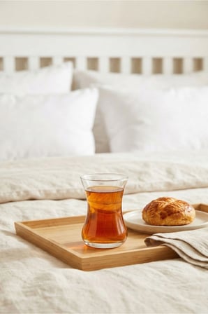 Lav demet ince belli çay bardak - 12 li çay bardağı