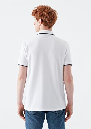 Mavi Beyaz Polo Tişört 066039-620