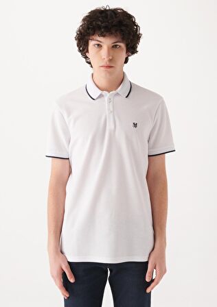 Mavi Beyaz Polo Tişört 066039-620
