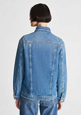Karla Gold Icon Mavi Jean Ceket 110154-30868