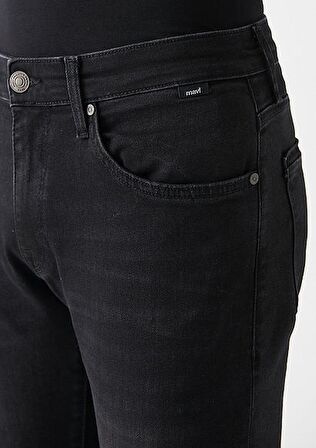 M0035133159 Mavi Erkek Marcus Slim Straight Jean Pantolon Siyah