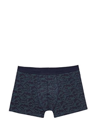 Mavi Baskılı Lacivert Boxer 092459-33648