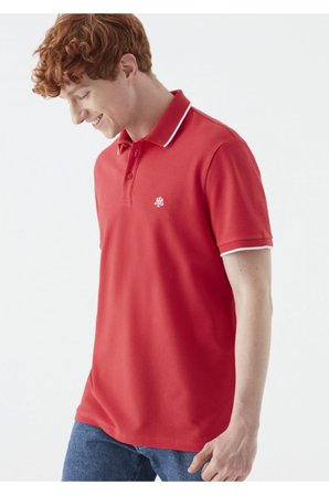 Mavi Kırmızı Polo Tişört 066039-33203