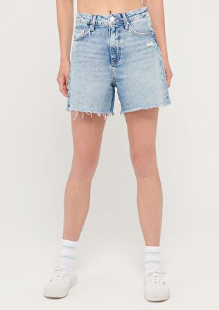 Mavi Millie Icon Street Gölgeli Jean Şort 1458934576