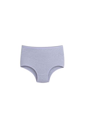 DOMINANT Kadın Çamaşır Pamuklu Düz Renk YÜKSEK BEL Geniş Basen Külot 4'lü Paket( M-L-XL-XXL )