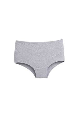 DOMINANT Kadın Çamaşır Pamuklu Düz Renk YÜKSEK BEL Geniş Basen BATTAL BOY  Külot 4'lü Paket(8-9-10 XL)