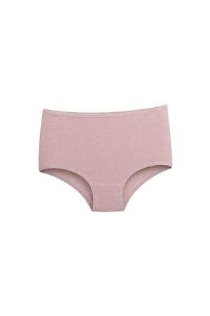 DOMINANT Kadın Çamaşır Pamuklu Düz Renk YÜKSEK BEL Geniş Basen BATTAL BOY  Külot 4'lü Paket(8-9-10 XL)