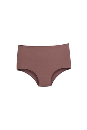 DOMINANT Kadın Çamaşır Pamuklu Düz Renk YÜKSEK BEL Geniş Basen BATTAL BOY  Külot 4'lü Paket(8-9-10 XL)