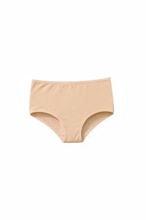 DOMINANT Kadın Çamaşır Pamuklu Düz Renk YÜKSEK BEL Geniş Basen BATO Külot 4'lü Paket (3-4-5-6-7 XL)