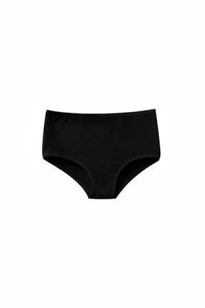 DOMINANT Kadın Çamaşır Pamuklu Düz Renk YÜKSEK BEL Geniş Basen BATO Külot 4'lü Paket (3-4-5-6-7 XL)
