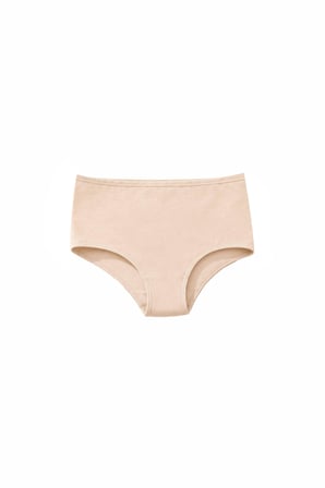 DOMINANT Kadın Çamaşır Pamuklu Düz Renk YÜKSEK BEL Geniş Basen BATO Külot 4'lü Paket (3-4-5-6-7 XL)