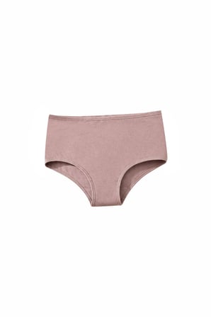 DOMINANT Kadın Çamaşır Pamuklu Düz Renk YÜKSEK BEL Geniş Basen BATO Külot 4'lü Paket (3-4-5-6-7 XL)