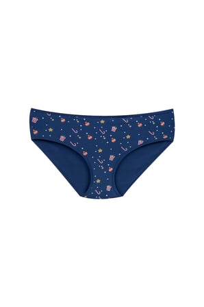DOMİNANT Kadın Çamaşır Pamuklu Renkli KONSEPT BASKILI BATU  Külot 5'li Paket (XL-XXL-3XL)