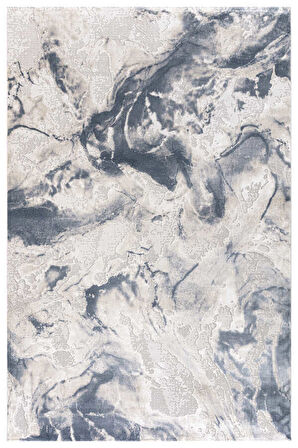 Bafra Mavi Halı Yumuşak Oturma Odası Salon Çocuk Odası Mutfak Halısı P1192