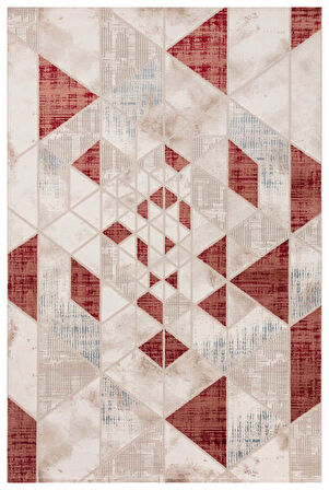 Lynosse Mercan Halı Yumuşak Oturma Odası Salon Çocuk Odası Mutfak Halısı P563B