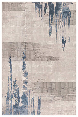 Lynosse Mavi Halı Yumuşak Oturma Odası Salon Çocuk Odası Mutfak Halısı P119A