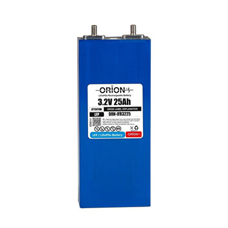 Orion LiFePO4 3.2V 25Ah Prizmatik Pil