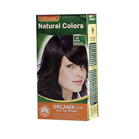 Natural Colors 4B Bitter Çikolata Organik Saç Boyası