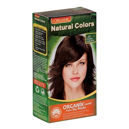 Natural Colors 6D Fındık Kabuğu Organik Saç Boyası