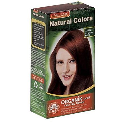 Natural Colors 7RN İrlanda Kızılı Organik Saç Boyası