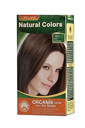Natural Colors 8CA Açık Karamel Organik Saç Boyası