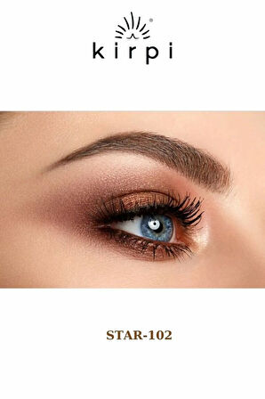 Kirpi Vegan Kahverengi Göz Kalemi Star
