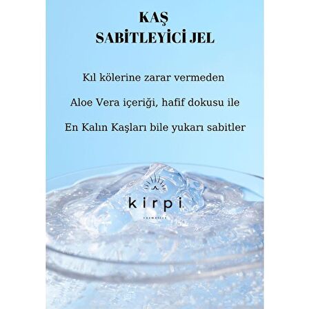Kirpi Kaş Sabitleyici Jel -Brow Fixing Gel Aloe Vera 8ml