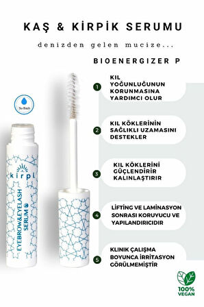 Kirpi Kaş & Kirpik Güçlendirici Bakım Serum 12 ml