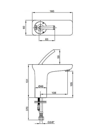 E.c.a. Novita 102108925h Lavabo Bataryası Krom