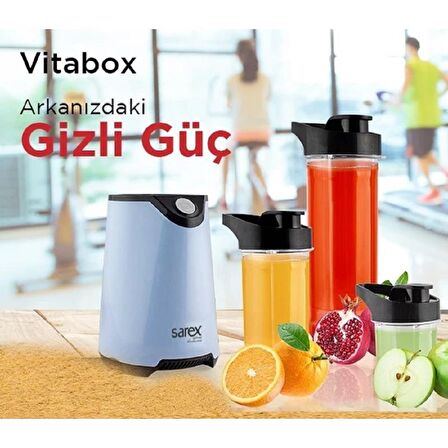 Sarex SR-2400 Vitabox Kişisel Blender - Kırmızı