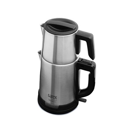 Sarex SR-3310 Tealab Steel 1800 W Çelik 1.8 lt Elektrikli Çay Makinesi 
