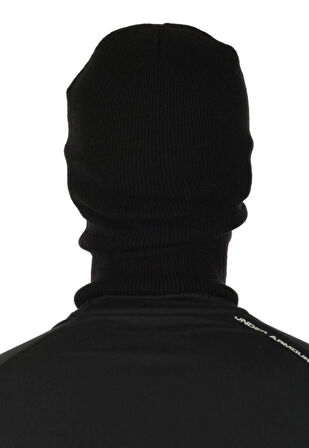 VOLCANO SİYAH BALACLAVA KAR MASKESİ TRİKO BERE BOYUNLUK